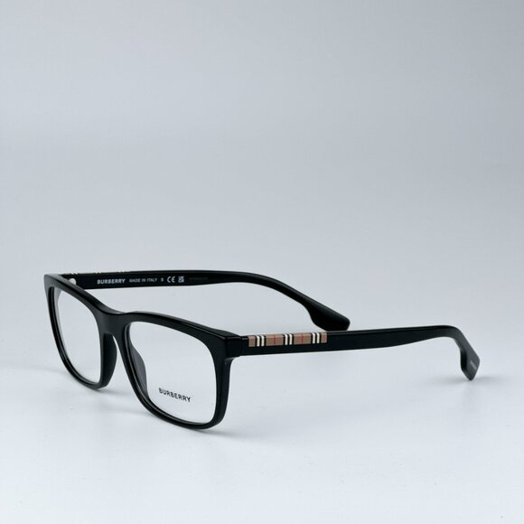 Burberry BE2334 3001 Elm BRAND NEW Eyeglasses Black Rectangle Unisex - Picture 8 of 11